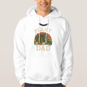 Plant Dad Vintage Retro Botanical T-Shirt Design Hoodie