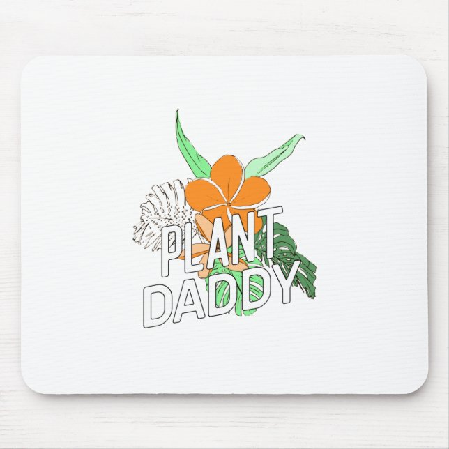 Plant Daddy Mouse Mat (Front)