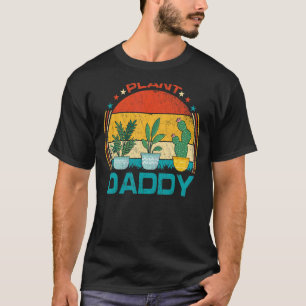 Plant Daddy Retro Vintage Style Plants Dad Garde T-Shirt
