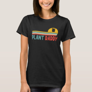 Plant Daddy Succulents Dad Vintage Landscapers Gar T-Shirt