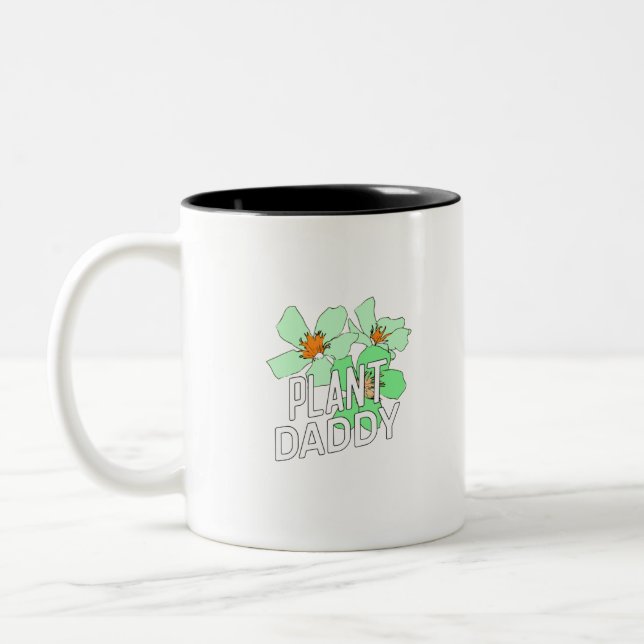 Plant Daddy Two-Tone Coffee Mug (Left)