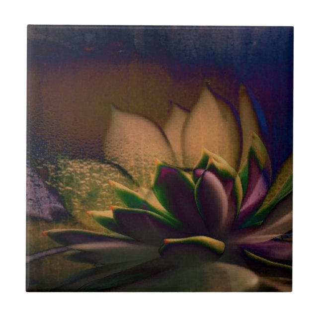 Plant Digital Art Tile (Front)