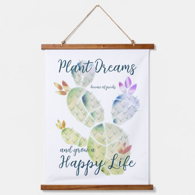 Plant Dreams Hanging Tapestry (Front)