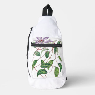 Plant flower bouquet Print Cut Sew Sling Bag