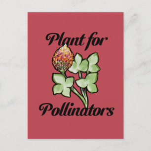 Plant for Pollinators                              Postcard