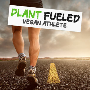 Plant Fuelled, Vegan Athlete, Car Decal