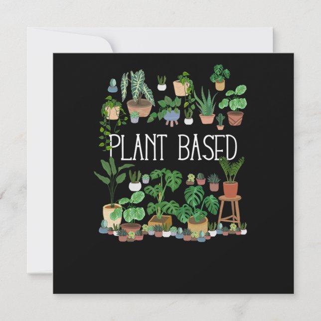 Plant Garden Plant Based Invitation (Front)