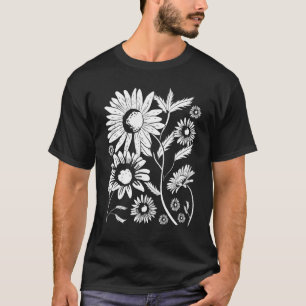Plant Gardener Daisies Flower Blossom Nature Botan T-Shirt