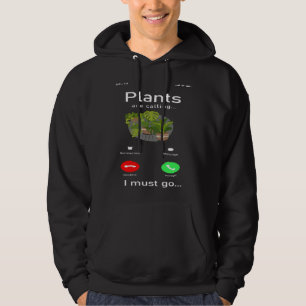Plant Gardening Monstera Phone Display Plants Are Hoodie
