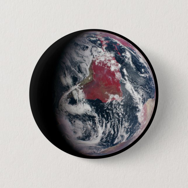 Plant Growth On Planet Earth. 6 Cm Round Badge (Front)