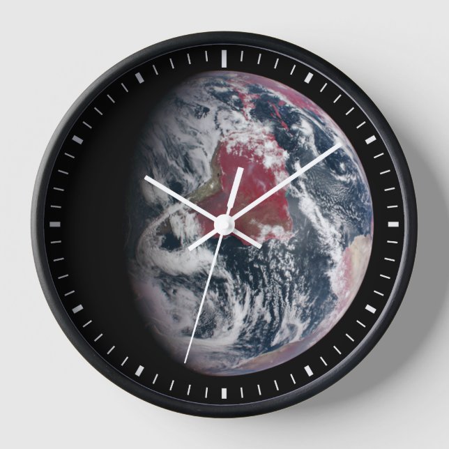 Plant Growth On Planet Earth. Clock (Front)