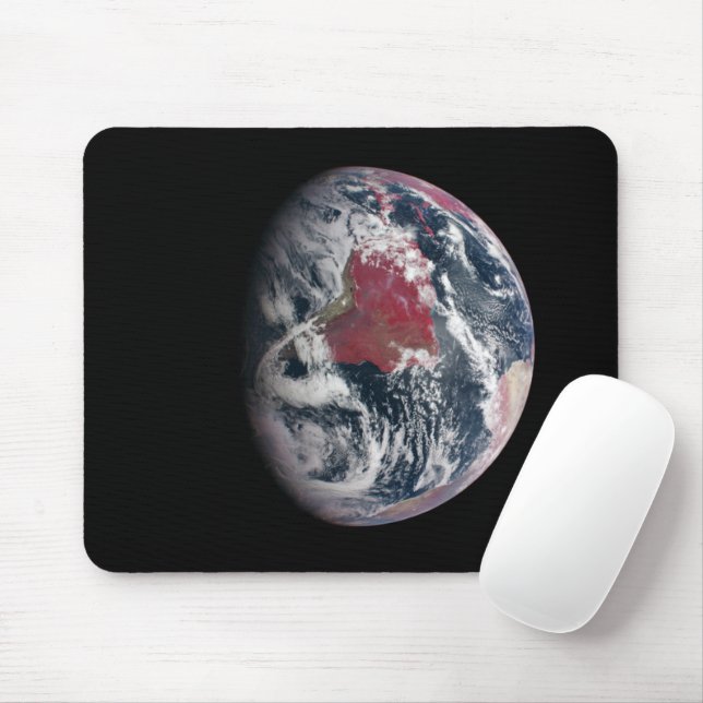 Plant Growth On Planet Earth. Mouse Mat (With Mouse)