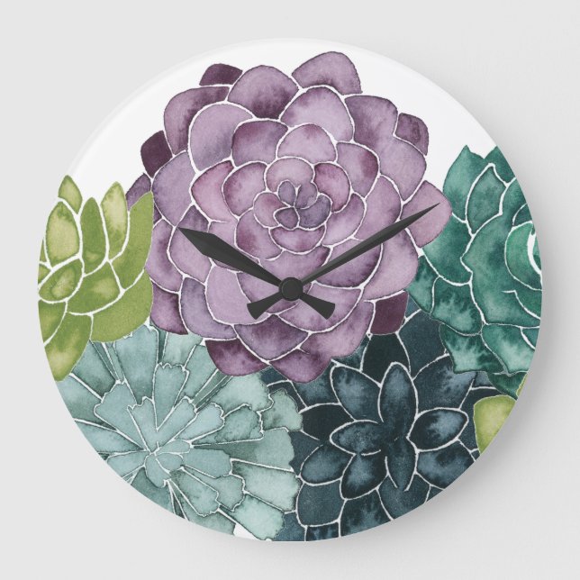 Plant Happiness | Grow Harvest Love Large Clock (Front)
