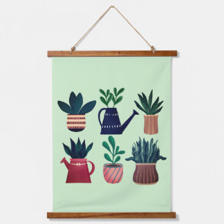 Plant Happy Wall Hanging Tapestry