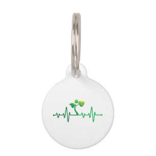 Plant Heartbeat - Botany Botanist Gardening Plant Pet Tag