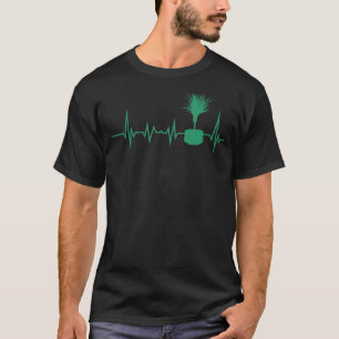 Plant Heartbeat Graphic Print For Unisex Gardener T-Shirt