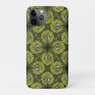Plant Horror Art - Creepy Cute Green Flower iPhone 11 Pro Case