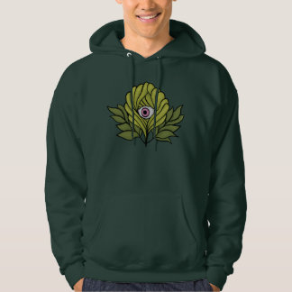 Plant Horror Art - Creepy Cute Green Flower Hoodie