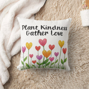 Plant Kindness Gather Love Valentine Mother's Day Cushion