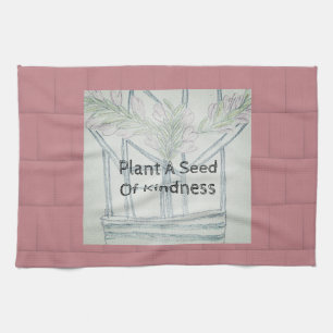 Plant Kindness Tea Towel