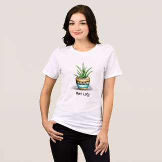 Plant Lady, Aloe Plant Tri-Blend Shirt