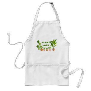Plant Lady Apron   Gift for Plant Lovers