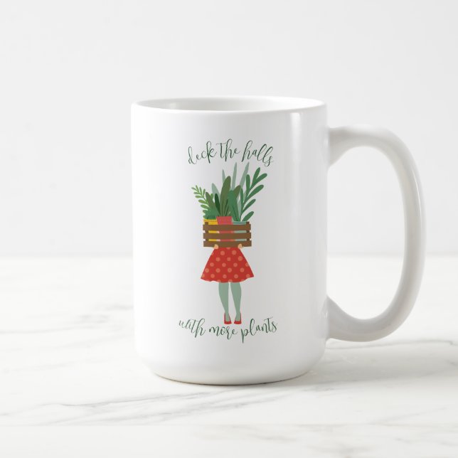 Plant Lady Christmas Coffee Mug (Right)