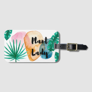 Plant Lady Luggage Tag