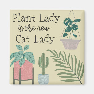 Plant Lady Magnet