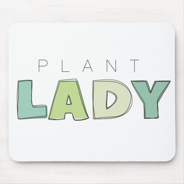Plant Lady Mousepad (Front)