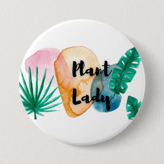 Plant Lady mug 7.5 Cm Round Badge