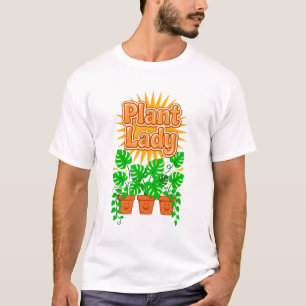 Plant Lady Retro Quote T-Shirt