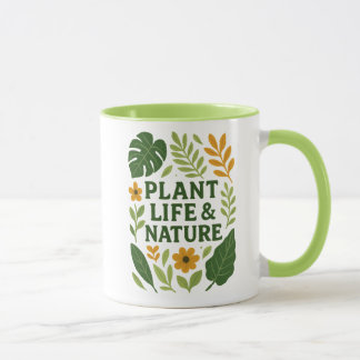 Plant Life & Nature – Botanical Design Mug