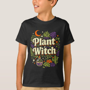 Plant lover gardening halloween plant witch T-Shirt