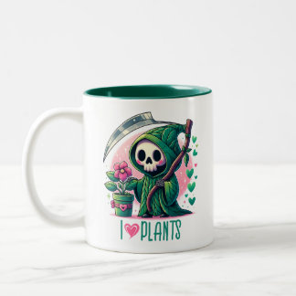 Plant Lover Grim Reaper Coffee Mug