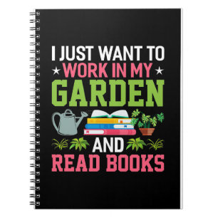 Plant Lover In My Gargen And Read Books