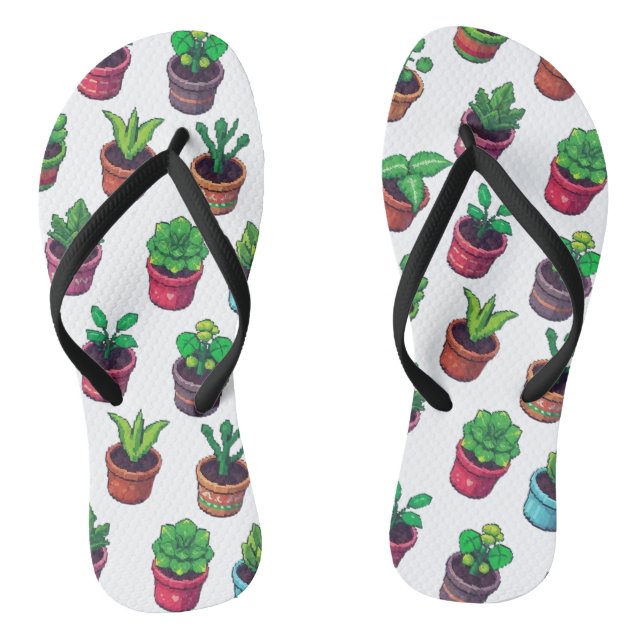 Plant Lover Jandals Flip Flops (Footbed)