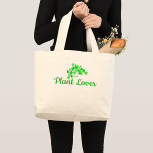 Plant Lover Large Tote Bag