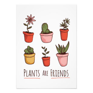 Plant Lover Plants Are Friends Photo Print