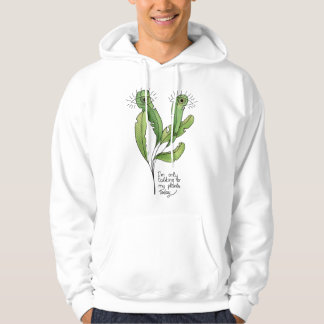 Plant lover pun funny introvert gardener hoodie
