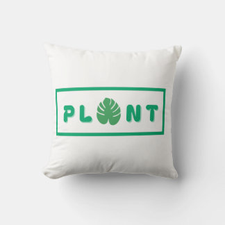 plant lover with a green heart cushion