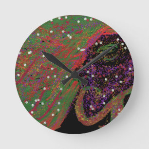 Plant Magician Round Clock