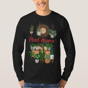 Plant Mama Crazy Plant lady Mum Indoor Flower Flor T-Shirt