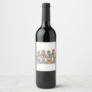 Plant Mama Wine Label