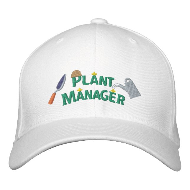 Plant Manager 2 Embroidered Hat (Front)