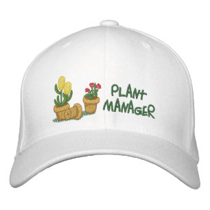 Plant Manager Embroidered Hat