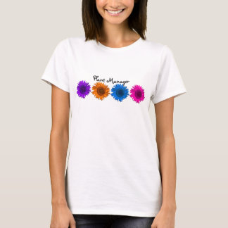 Plant Manager Pop Art Sunflowers T-Shirt