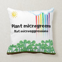 Plant Microgreens Decorative Pillow