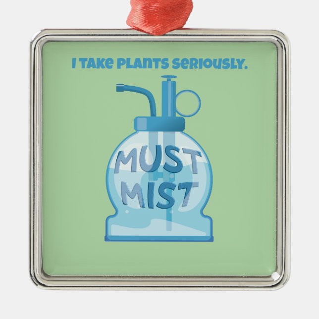 Plant mister misting pot plants metal tree decoration (Front)