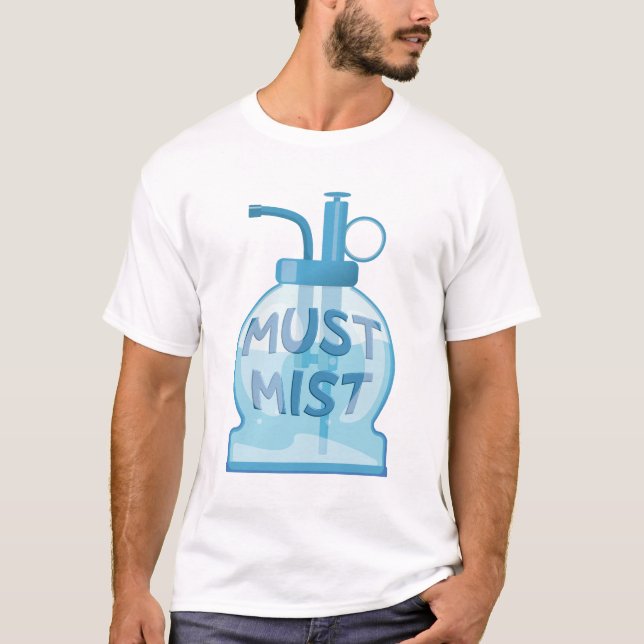 Plant mister misting pot plants T-Shirt (Front)